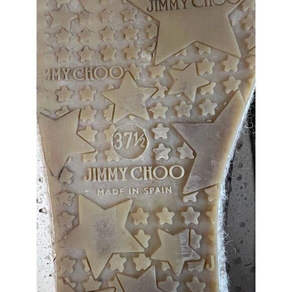 Jimmy Choo Women’s Snakeskin Espadrille Slip On Flats Size EU 37 1/2 US 7 - Picture 11 of 11